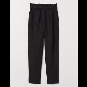 H&M Linen-Blend Pull-On Pants